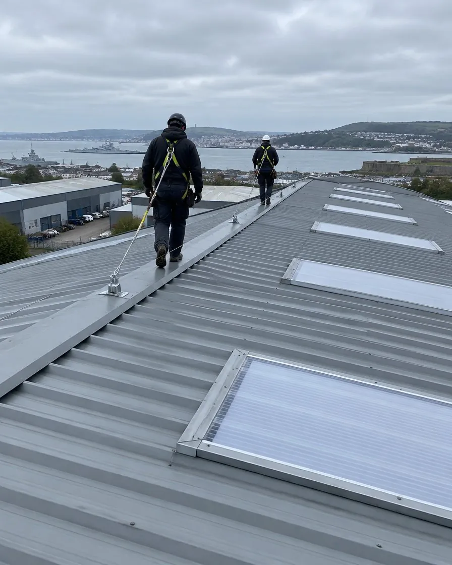 Commercial roofing in Exmouth