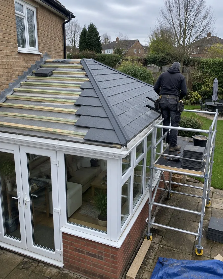 Conservatory roof replacement in Exmouth