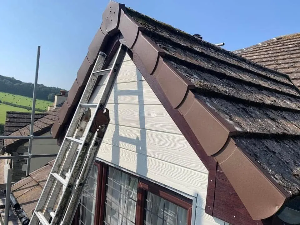 New fascias, bargeboards and guttering in Exmouth